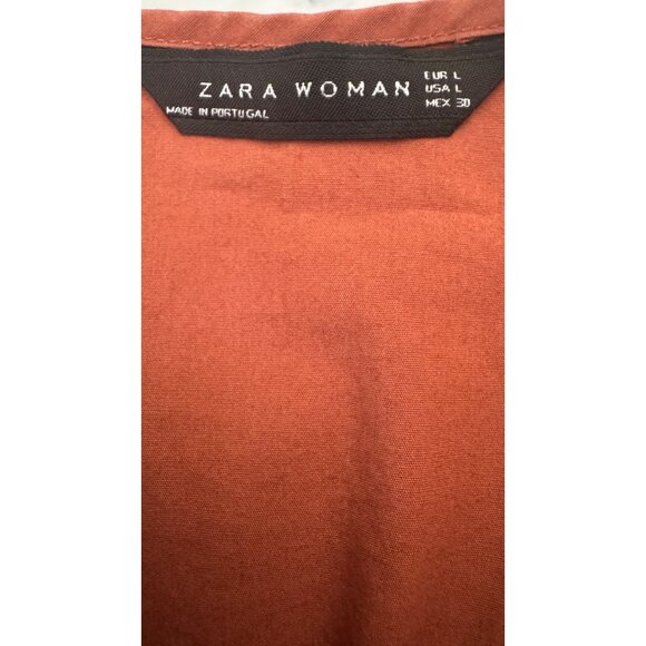 Zara Rust Mini Dress - Picture 3 of 12